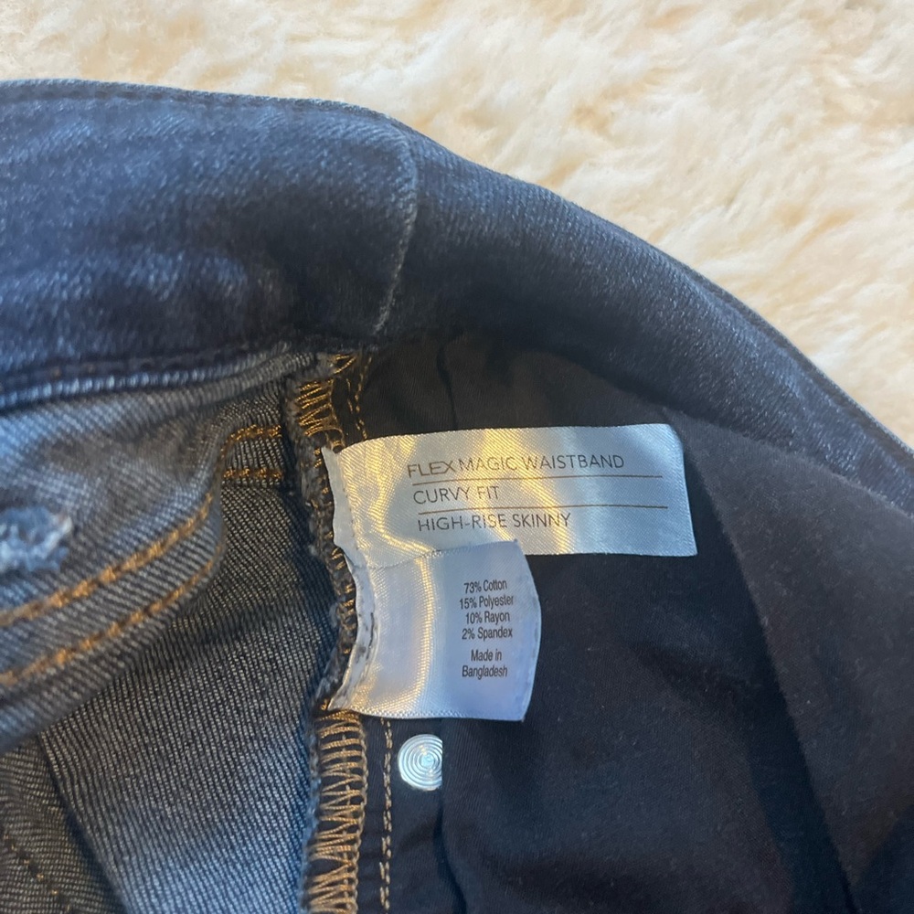 Lane Bryant Blue Skinny Jeans Classic Fit - Picture 4 of 6